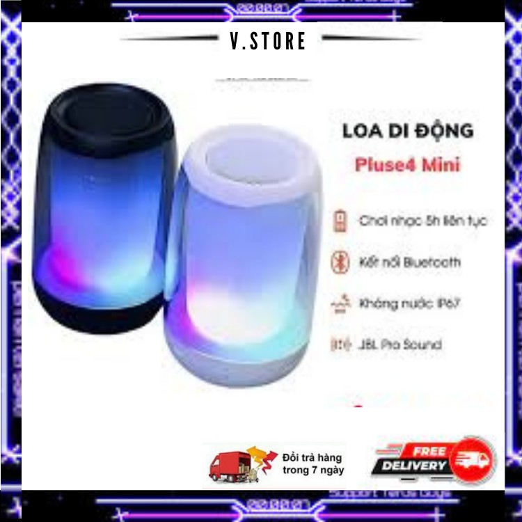 💎Loa bluetooth Pulse4 Mini 💎Đèn Led 360-Loa Sub Đọc Lập-Âm Thanh Tuyệt Đỉnh-Đèn Led 7 Chế Độ-Bảo Hành 6 Tháng/loadenled
