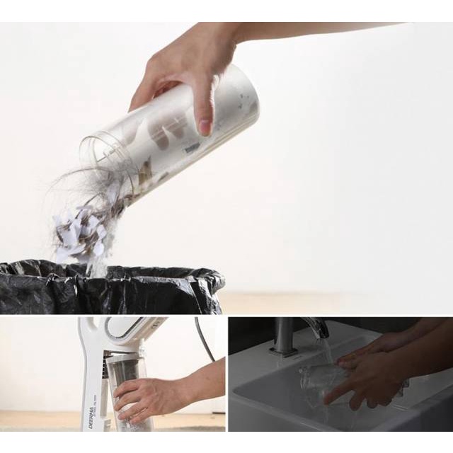 Máy Hút Bụi Cầm Tay Deerma DX700  Công Suất 600W, Dây dài 5m, 3 Đầu Hút Tiện Lợi