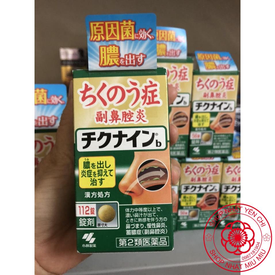 Viên uống xoang Nhật bản Kobayashi Chikunain 56/112/224 viên