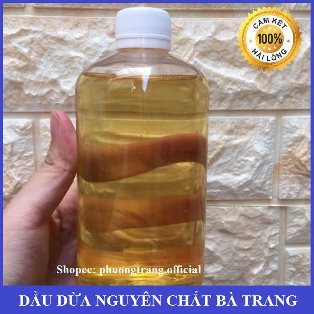 [GIÁ HỦY DIỆT] 500 ml dầu dừa nấu thủ công loại 1