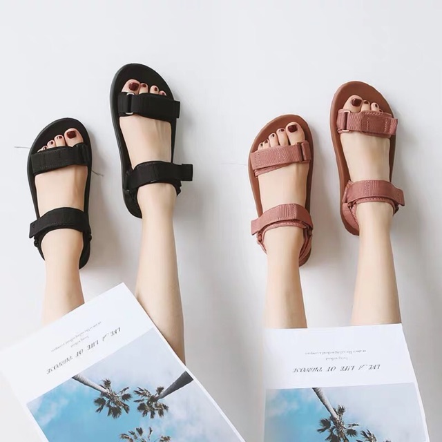 (S79) Sandal đế đúc cao su nhẹ 1 quai