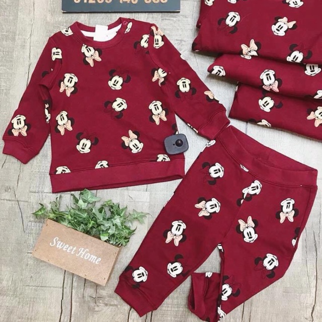 Set mickey đỏ