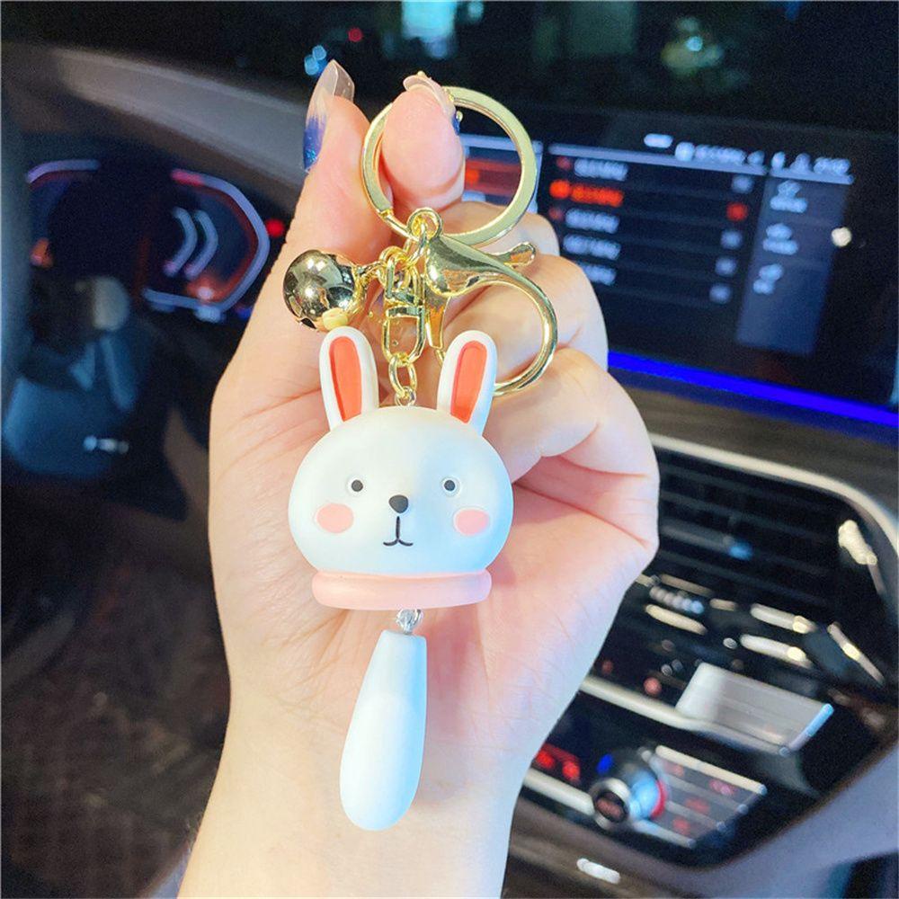 QUINTON Cute Memorial KeyRing Interior Accessories Animals Tail Animal Key Chain Packaging Decoration Backpack Keyring Car Pendant Key Holder Backpack Pendant Pet Lover Gift Shiba Inu