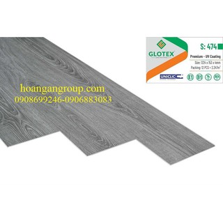 Sàn Nhựa Giả Gỗ Hèm Khóa 4mm Glotex 474 - Sàn Nhựa Giả Gỗ Hèm Khóa Giá Rẻ Uy Tín Tại Đồng Nai