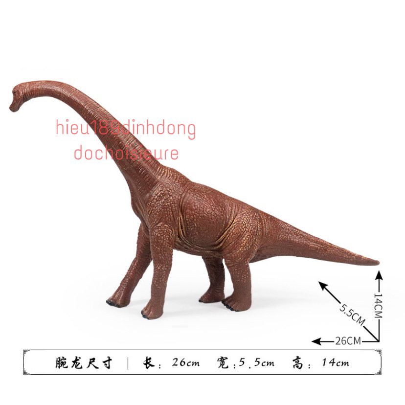 Mô hình khủng long Brachiosaurus Nhựa đặc chắc tay