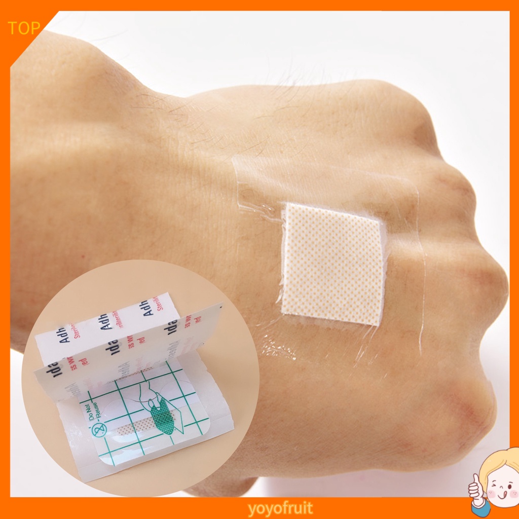 Bộ 50 Băng Dán Y Tế Siêu Mỏng Chống Thấm Nước Không Gây Dị Ứng Cho Người Lớn
