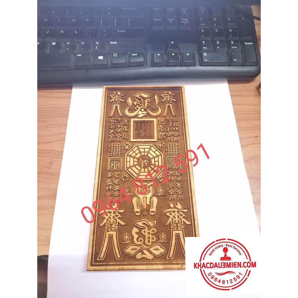 Con dấu trấn trạch, ấn triện trấn trạch bản lớn bền đẹp sắc nét