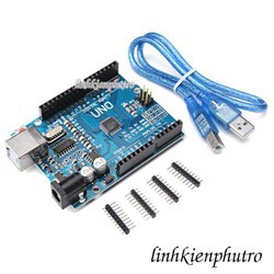 Arduino Uno R3 SMD - Chip Dán - Kèm Dây Cáp