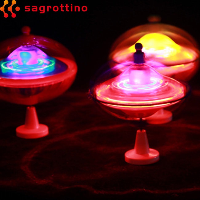 Đồ chơi con quay hồi chuyển UFO có đèn LED đa năng cho trẻ em
