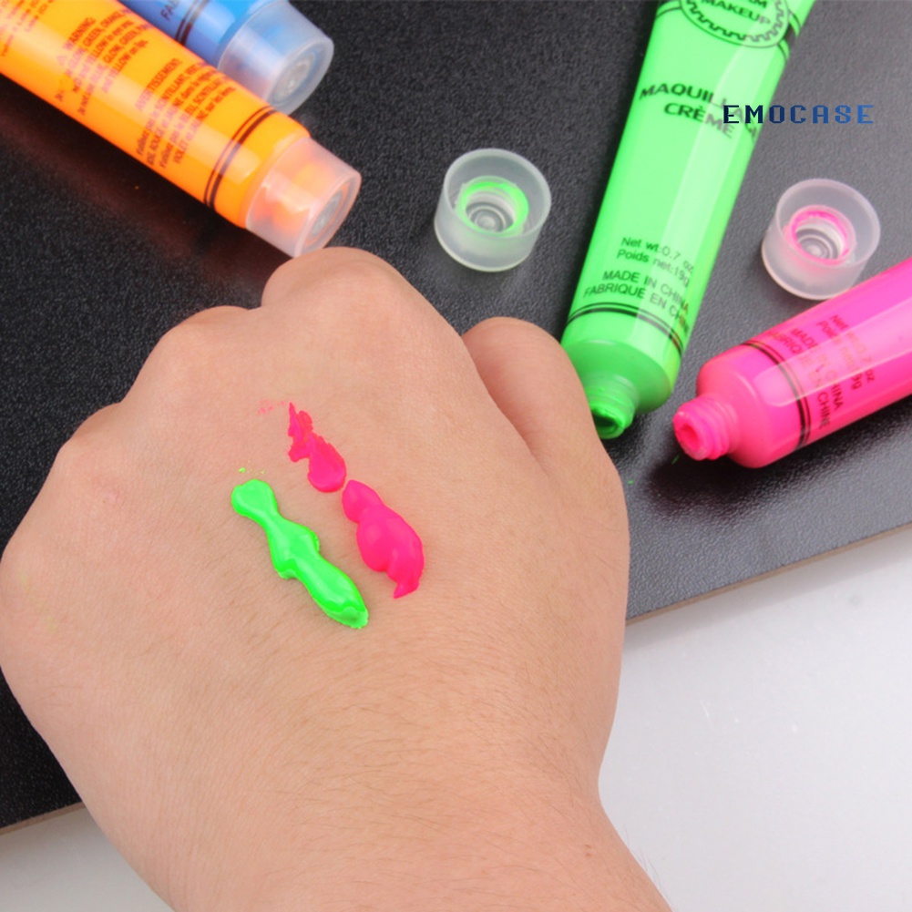 Tuýp Kem Trang Điểm Cơ Thể 19 / 14.2g Màu Dạ Quang Dùng Hóa Trang Halloween