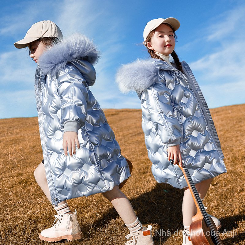 Children Girls Coat Kids Long Winter Coat Children