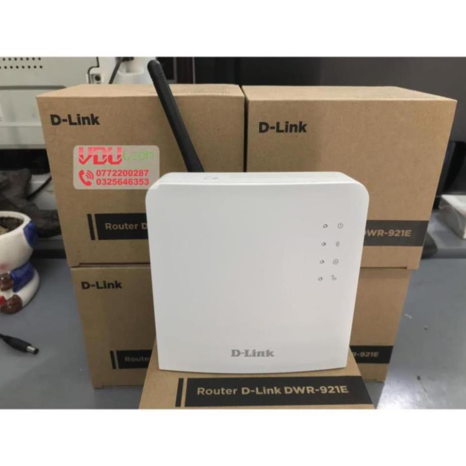 Modem Wifi 4G D-Link DWR-921E | 150Mbps | 32 user, 2 port LAN (đã kèm anten)
