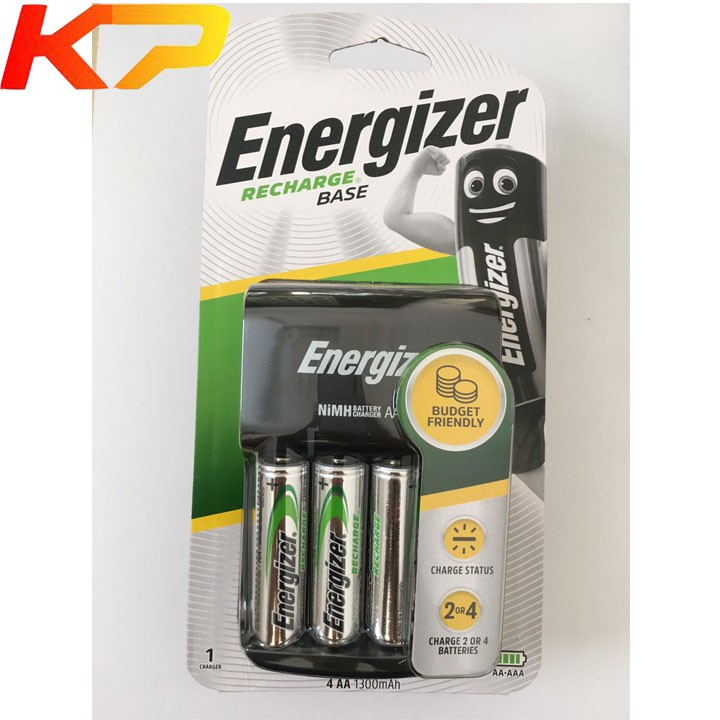 Bộ sạc Pin AA, AAA Energizer CHVCM4, CHVC4, CH2PC4 Chính Hãng.