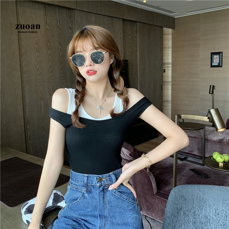 SUXI Áo Sơ Mi Sát Nách Thời Trang Mùa Hè Cho Nữ