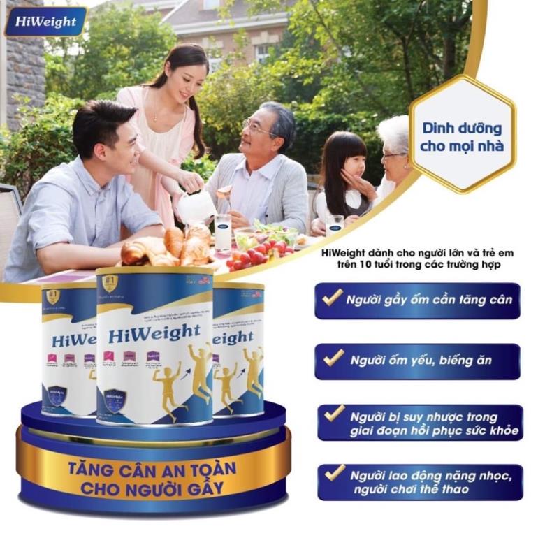 Sữa non Hiweight - Hi Weight giúp hỗ trợ tăng cân hiệu quả hộp 650g chính hãng
