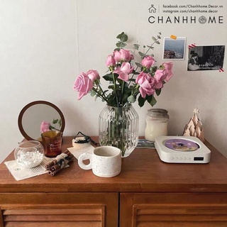 Ly cốc sứ vảy mực quai tròn chịu nhiệt phong cách Hàn Quốc Chanhhome.decor