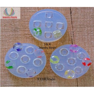 Khuôn Epoxy Resin:Khuôn Charm Silicon Trang Sức Resin
