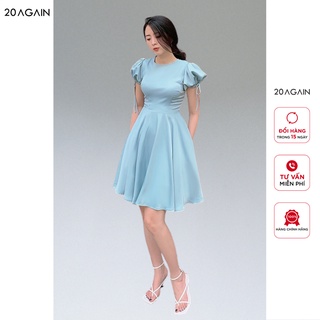 Đầm ngắn tay tay bồng - 20Again