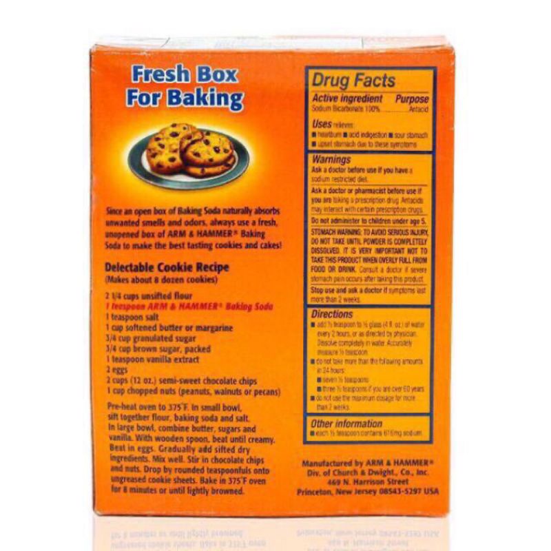 Bột Baking soda 454g/hộp