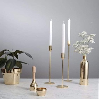 Bộ Chân nến Decor Vintage siêu sang, Chân nến để bàn trang trí