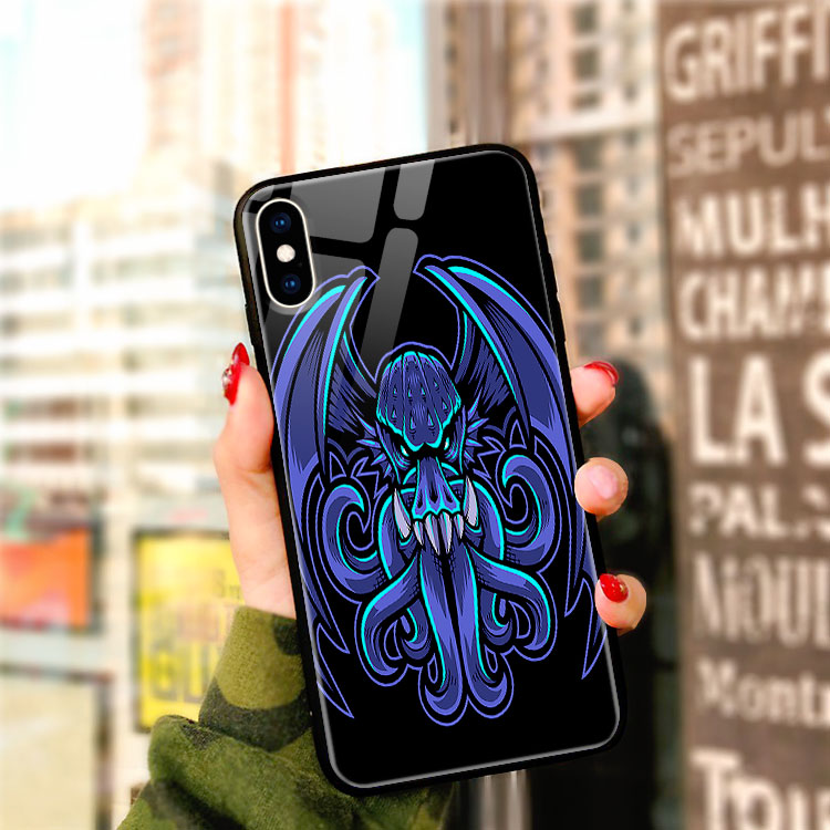 Ốp Lưng Kính Cường Lực In Hình Illustrator CITYSHOP68 Cho Iphone 12 11 Pro Max Xs Max Xr X 6 6S 7 8 Plus