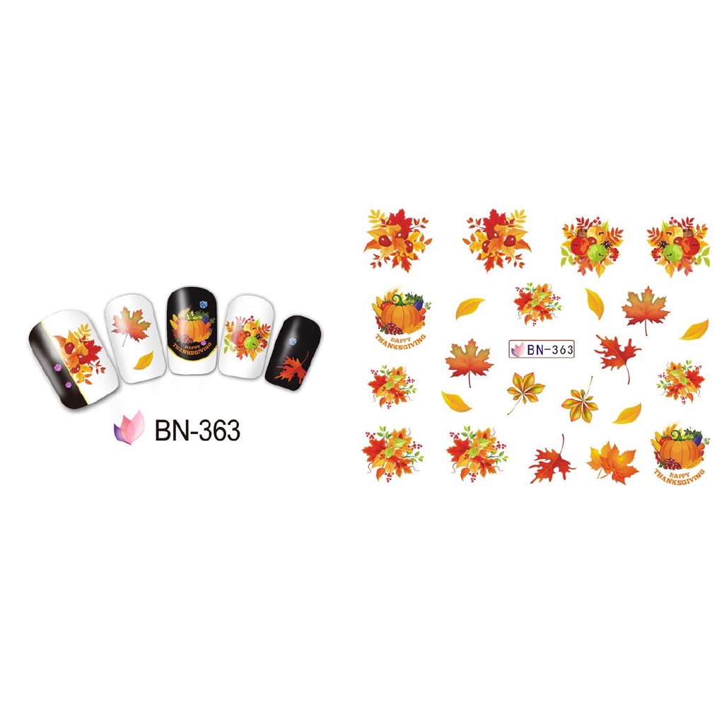 [Hàng mới về] Set 12 cái nhãn dán trang trí móng tay nghệ thuật nhiều phong cách