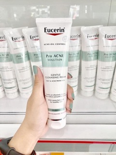 Sữa Rửa Mặt Eucerin Pro Acne Solution Gentle Cleansing Foam 150g