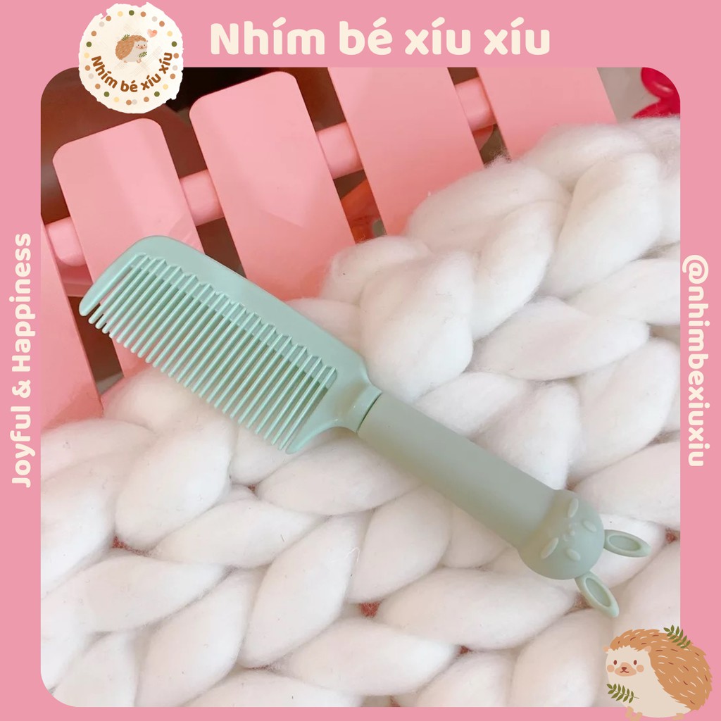 Lược chải tóc dạng dẹt hình con thỏ dễ thương TN98