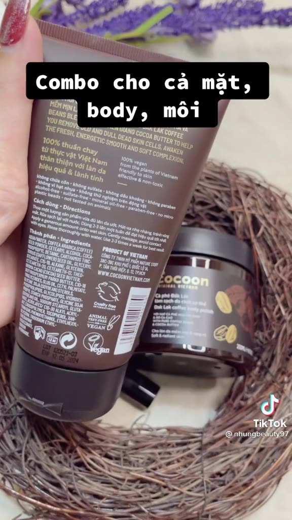 [CHÍNH HÃNG] Tẩy da chết mặt cà phê Đắk Lắk Cocoon 150ml (Dak Lak coffee face polish) - PUKA SHOP | BigBuy360 - bigbuy360.vn