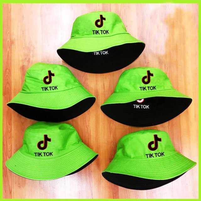 𝑭𝑹𝑬𝑬𝑺𝑯𝑰𝑷  Mũ Bucket nữ Nón vành tròn thêu 2 mặt chữ tiktok phong cách Ulzang kiểu tai bèo