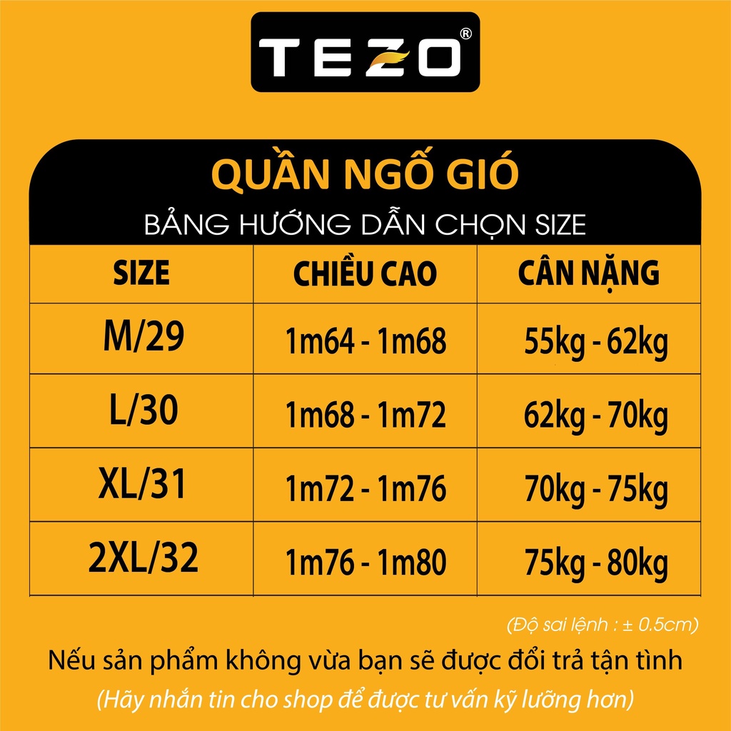 Quần short gió nam Tezo dáng thể thao 2202QNGT09