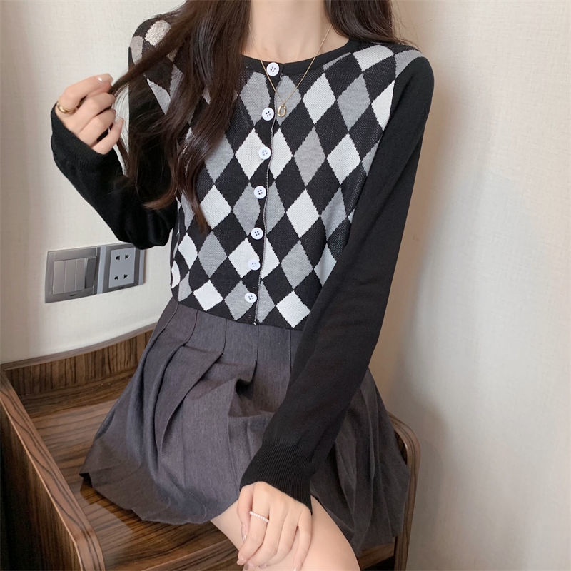 Áo Khoác cardigan Dệt Kim Tay Dài Phong Cách Hàn Quốc Thời Trang Mùa Thu Mới