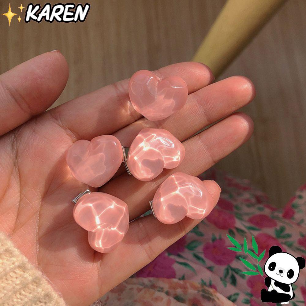 ❀Karen❀ Set 5 Kẹp Tóc Thiết Kế Mới Ngọt Ngào Đáng Yêu Dành Cho Bé Gái