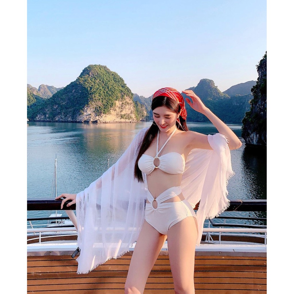 Bikini nữ liền thân khoen tròn bụng xinh xắn hot hit 2021 | BigBuy360 - bigbuy360.vn