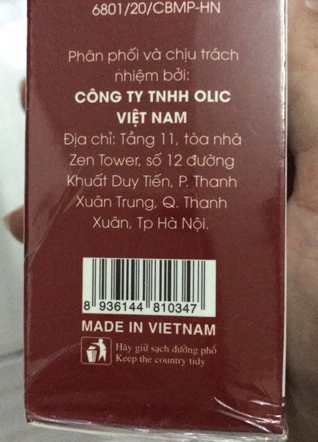 Kem tan mỡ olic tặng kèm 5 miếng dán tan mỡ chinh hảng cty giả hoàn tiền)