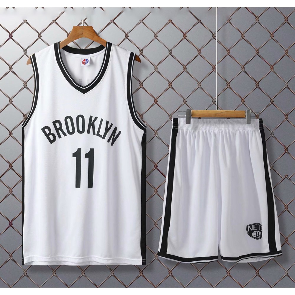 Bộ quần áo bóng rổ số 7 hoặc số 11 Brooklyn/Kyrie Irving/ Kevin Durant tùy chọn thiết kế thời trang cho nam