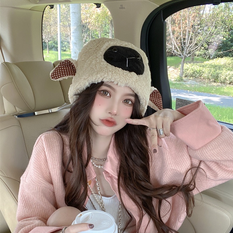 Korean style winter fashion winter woolen hat for women