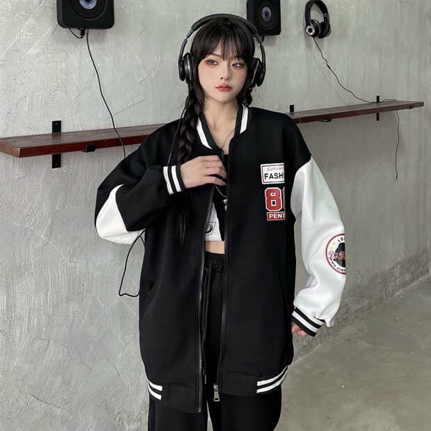 Áo bomber nỉ 86, áo khoác unisex form rộng nam nữ mặc được (kèm video/ảnh thật) Xưởng Sỉ Nguyễn Hoa | BigBuy360 - bigbuy360.vn