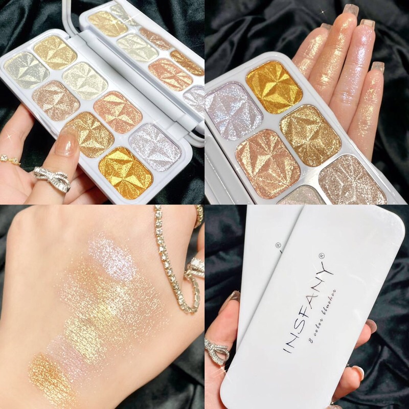 Phấn nhũ mắt và bắt sáng INSFANY