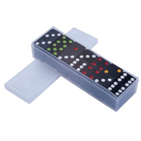 Bộ cờ Domino bằng nhựa Melamine đen