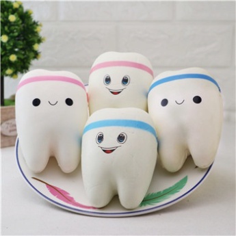 Squishy Lớn JUMBO Hình CÁI RĂNG Đồ Chơi Xốp Giảm Stress Hình mềm mịn dễ Thương đàn hồi Cho Bé