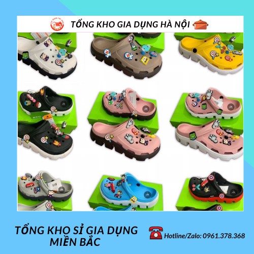 ❌TẶNG NGAY 10 STICKER SIÊU NGẦU❌Dép Sục Độn Đế Đi Mưa Cao Cấp Đẹp Nhất, Hàng Chất Lượng Cao 88227 Tổng Kho Sỉ Gia Dụng