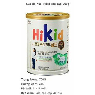 Sữa Bột Hikid Dê 700gr air
