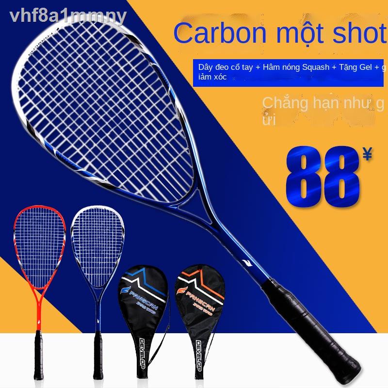 ✹✚Vợt Squash trọn bộ bằng vật liệu tổng hợp sợi carbon siêu nhẹ tất cả trong một FANGCAN cho nam và nữ mới