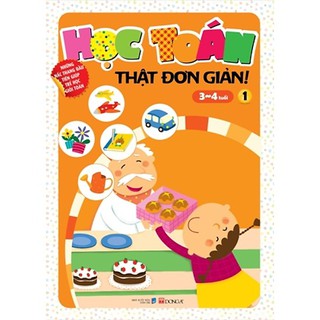 Sách - Học toán thật đơn giản (3-4 tuổi) T1 - Cam