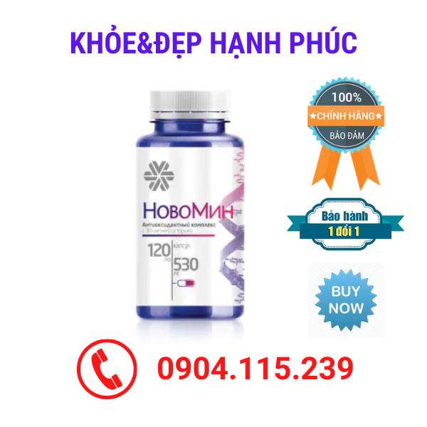 [Rẻ vô địch] Thực phẩm bảo vệ sức khỏe Siberi Novomin – 120 viên – Date T2/2023 | BigBuy360 - bigbuy360.vn