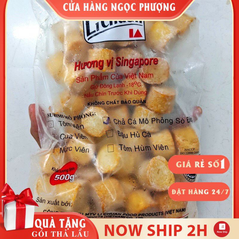 _ VIÊN SÒ ĐIỆP SURIMI LI CHUAN 500g ~ 50 viên