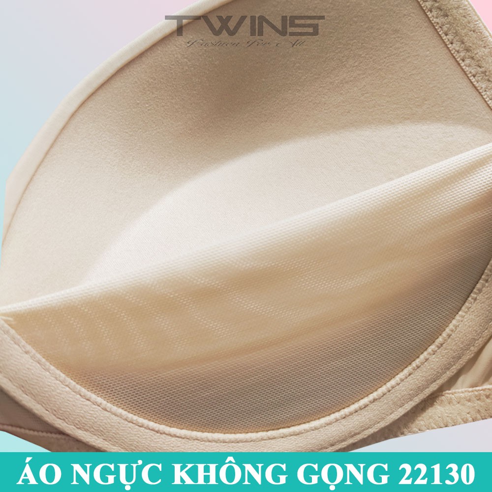 Áo ngực không gọng nữ trơn mút vừa nâng ngực SD22130 mềm mịn thoải mái màu trơn cúp xéo size 34-36-38