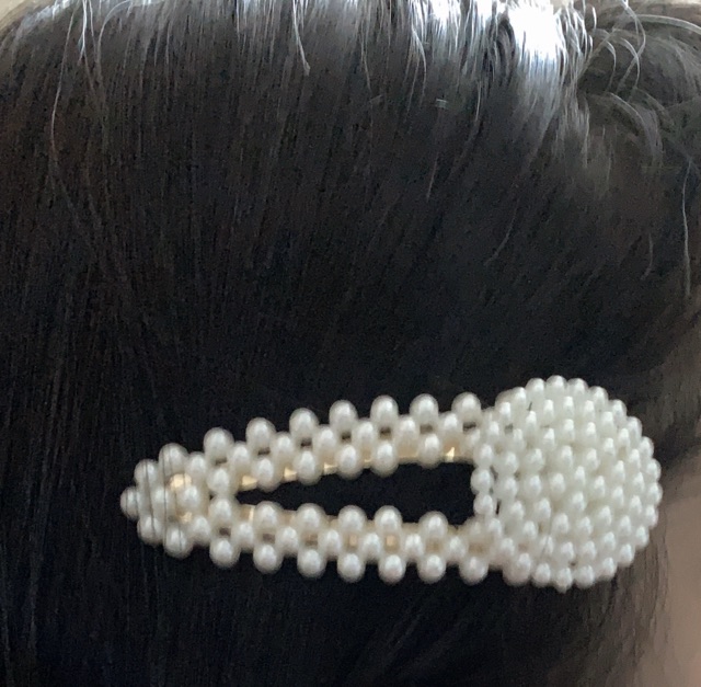 Kẹp tóc đính ngọc trai nhân tạo style Hàn.