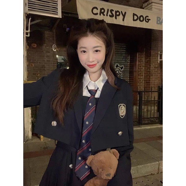 TKLIHN Set váy VEST ulzzang phong cách HỌC SINH HÀN QUỐC hot TREND 2022